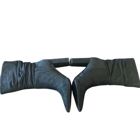 Nine West Denner 2 Microsuede Covered Heel Mid-Calf Boots NWT Size 9 - Picture 9 of 10